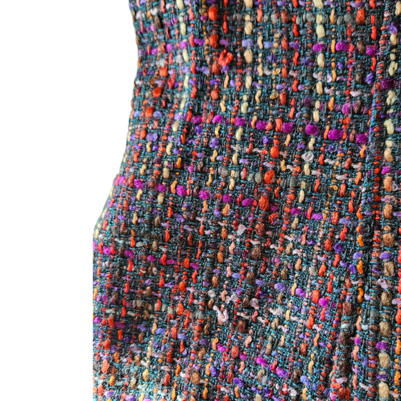 Coldwater Creek Multicolor Tweed Blazer Lined Women's Size 12 - Picture 10 of 10